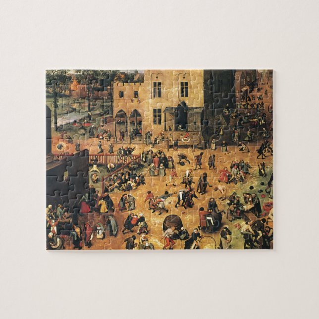 Pieter Bruegel die älteren Spiele der Kinder (Horizontal)