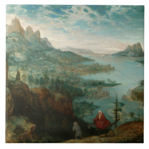 Pieter Bruegel - gestalten Sie mit Flug in Ägypte Fliese