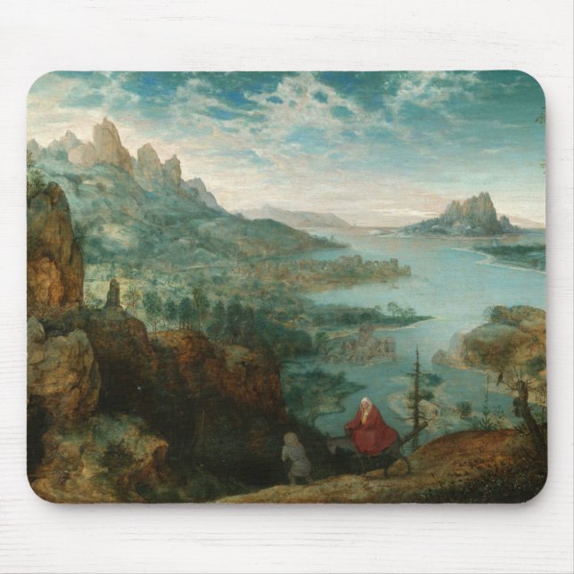 Pieter Bruegel - gestalten Sie mit Flug in Ägypten Mousepad (Vorne)