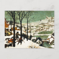 Pieter Bruegel Hunters auf der Schneekarte
