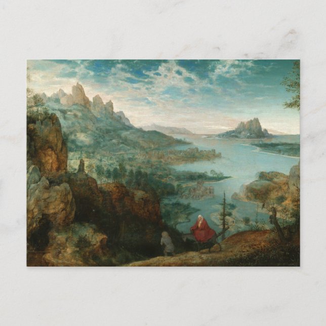 Pieter Bruegel - Landschaft mit Flug nach Ägypten Postkarte (Vorderseite)