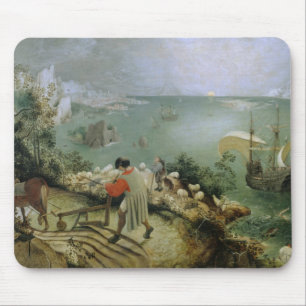 Pieter Bruegel - Landschaftsfall von Icarus Mousepad