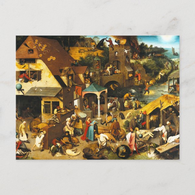Pieter Bruegel Postkarte (Vorderseite)