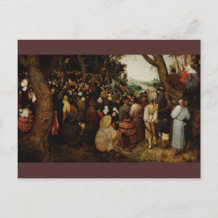 Pieter Bruegel, Sohn des Johannes des Taufers Postkarte