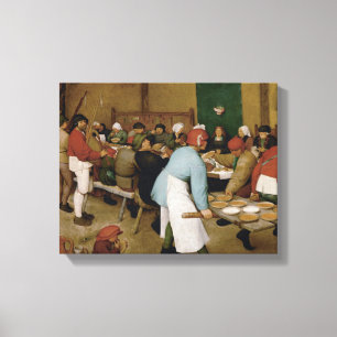 Pieter Bruegel the Elder - Bauernhochzeit Leinwanddruck