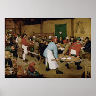 Pieter Bruegel the Elder - Bauernhochzeit Poster
