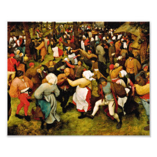 Pieter Bruegel The Elder - Der Hochzeitstanz Fotodruck