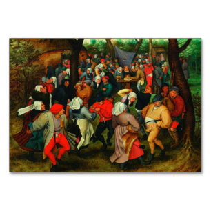 Pieter Bruegel The Elder - Der Hochzeitstanz Tischnummer