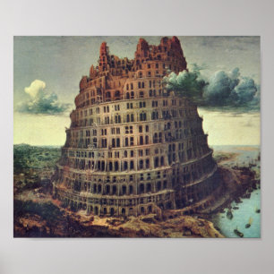 Pieter Bruegel-Turm von Babel Poster