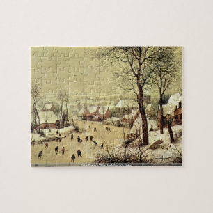Pieter Bruegel - Winterlandschaft mit Skatern