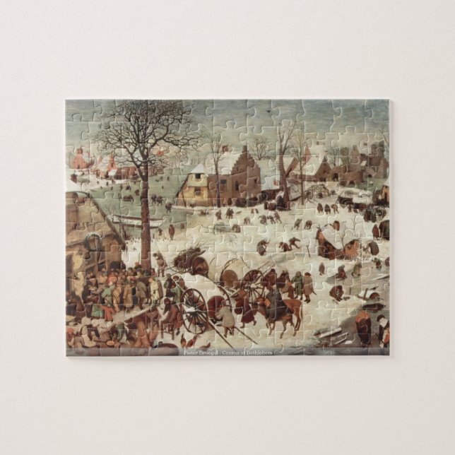 Pieter Bruegel - Zählung in Bethlehem (Horizontal)