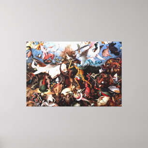 Pieter Bruegels "Der Fall der Rebellengel" Leinwanddruck