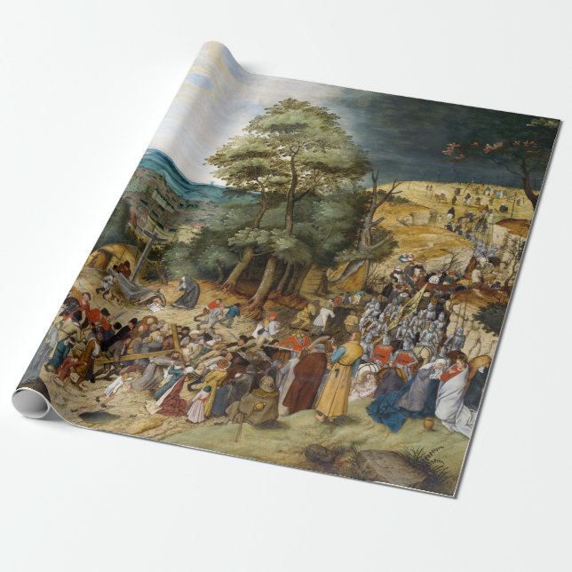 Pieter Brueghel Christ Carrying the Cross Geschenkpapier (Ungerollt)
