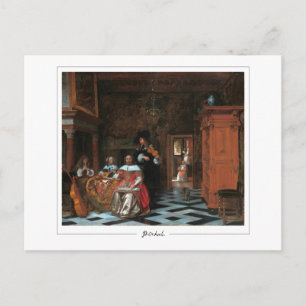 Pieter de Hooch #57 - Fine Art Postcard Postkarte