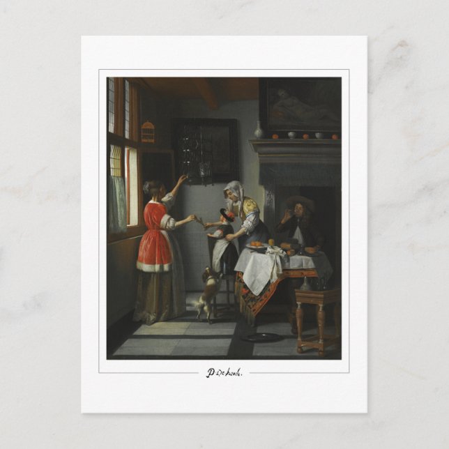 Pieter de Hooch #9 - Carte postale Art (Devant)