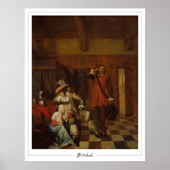 Pieter de Hooch Zedign Art Poster #10 (Vorne)