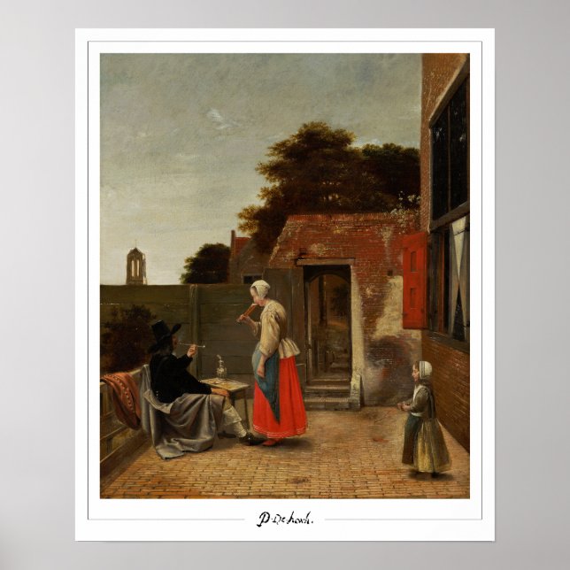 Pieter de Hooch Zedign Art Poster #112 (Vorne)