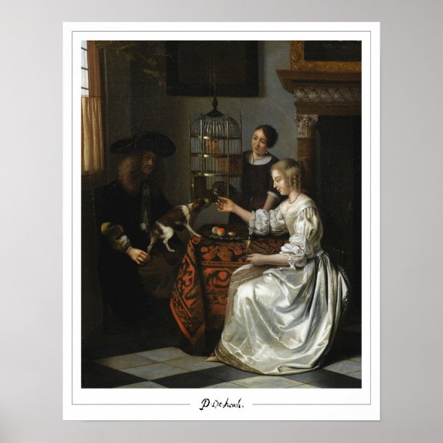 Pieter de Hooch Zedign Art Poster #127 (Vorne)