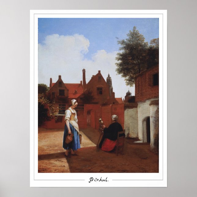Pieter de Hooch Zedign Art Poster #20 (Vorne)