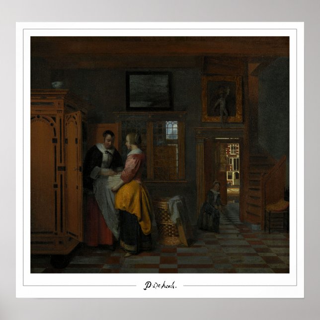 Pieter de Hooch Zedign Art Poster #3 (Vorne)