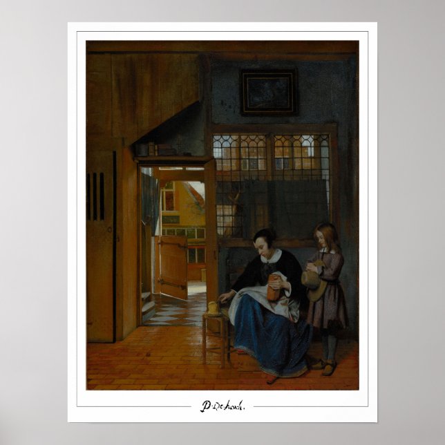 Pieter de Hooch Zedign Art Poster #8 (Vorne)