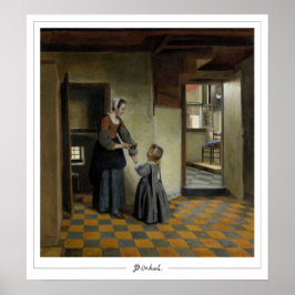 Pieter de Hooch Zedign Art Poster #81