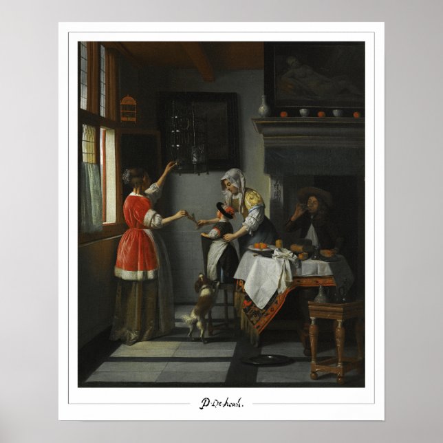 Pieter de Hooch Zedign Art Poster #9 (Vorne)