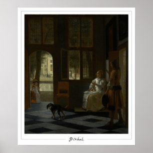 Pieter de Hooch Zedign Kunstposter #1 Poster