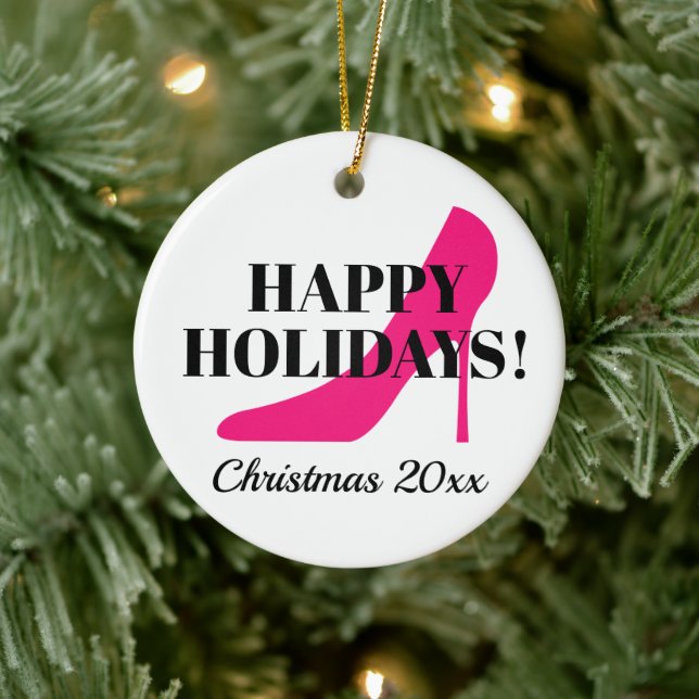 Pietto rose cadeau ornement arbre de Noël (Arbre)