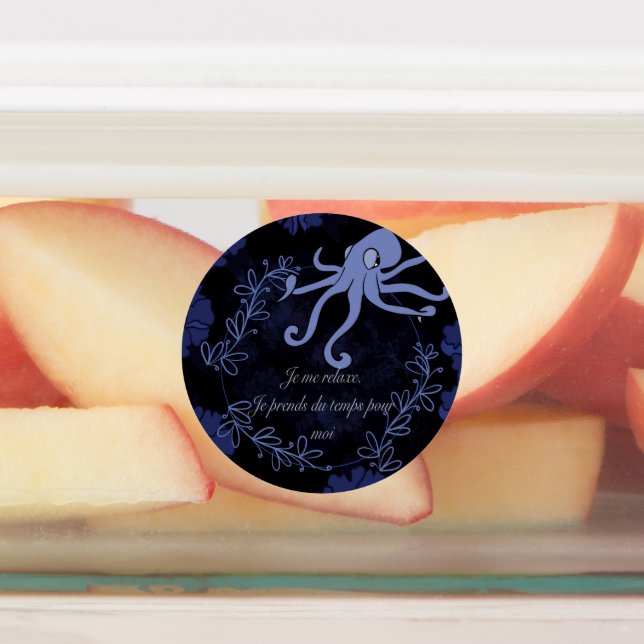 Pieuvre Etiketten (Befestigt)