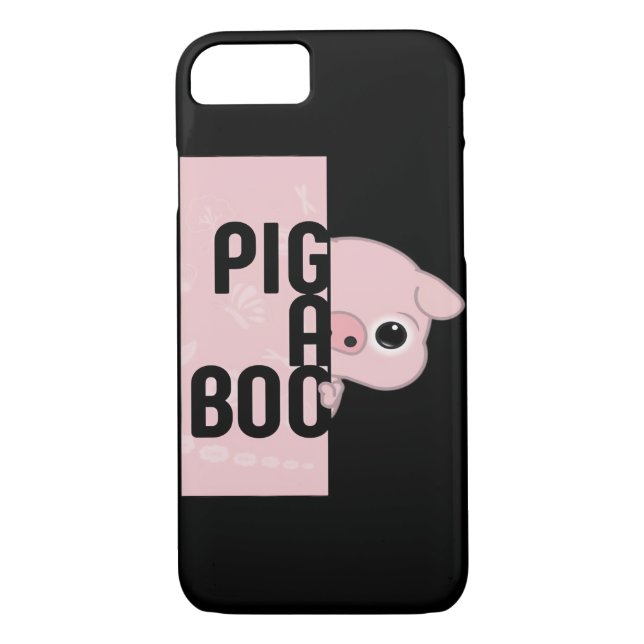 Pig A Boo Case-Mate iPhone Hülle (Rückseite)