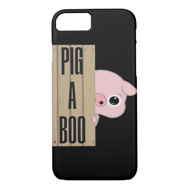 Pig A Boo Fence Case-Mate iPhone Hülle (Rückseite)
