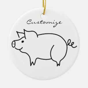 Pig Animal Thunder_Cove Keramik Ornament