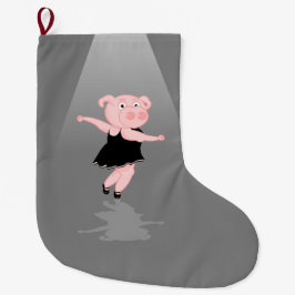 Pig Ballerina Großer Weihnachtsstrumpf