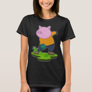 Pig Bowling Bowling Sports T-Shirt