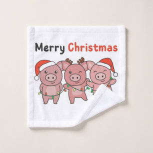 Pig Christmas Cute Pigs Merry Christmas
