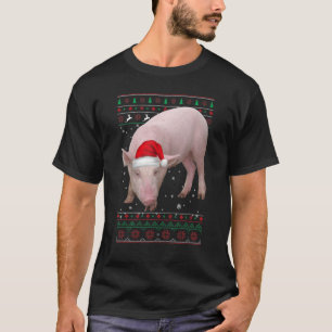 Pig Christmas Pj Kostume Party Pajama Pig T-Shirt
