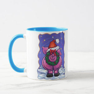 Pig Christmas Tasse