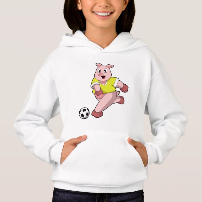 Pig comme joueur de football avec Soccer (Devant)