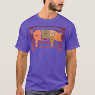 Pig Delicious Juicy Bacon Yummy Tasty Butcher T-Shirt