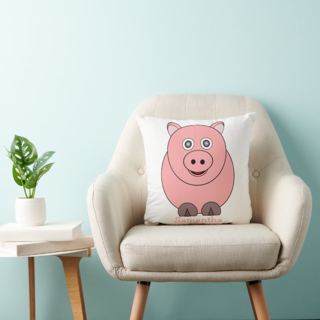 Pig Design Personalised Kissen (Stuhl )