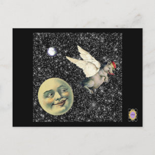 Pig Dreams Postkarte