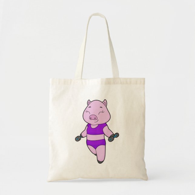 Pig Fitness Dumbell Tragetasche (Vorne)