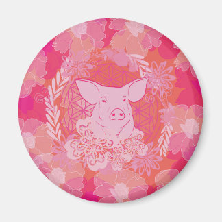 PiG Flower of life Magnet