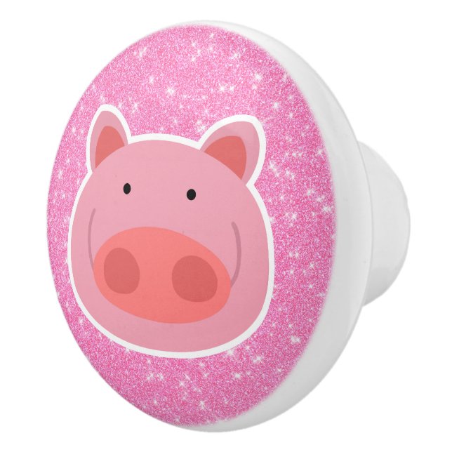 Pig-Glitzer Keramikknauf (Rechts)