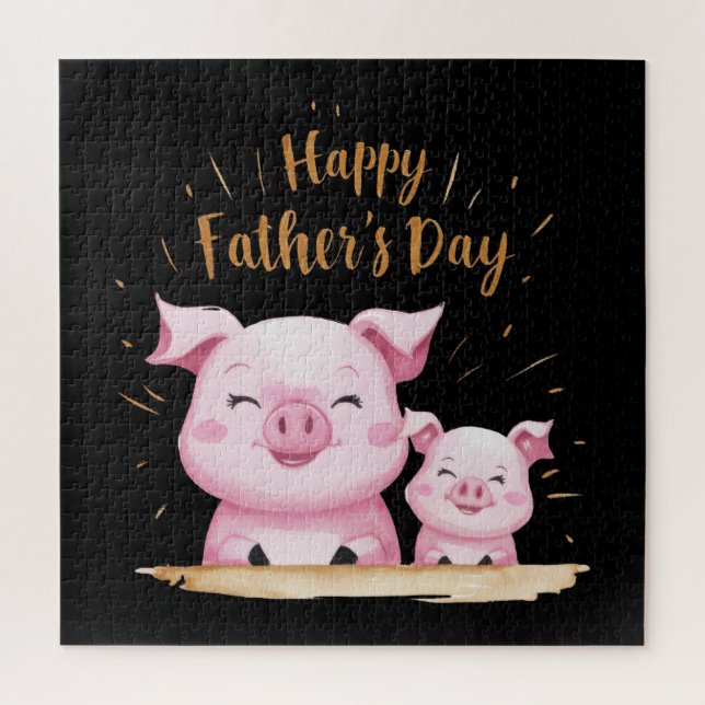 Pig Happy Vatertag (Vertikal)
