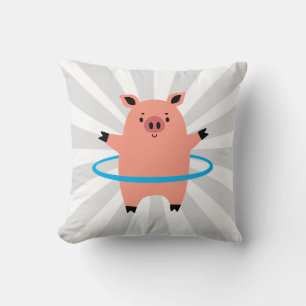 Pig Hula Hoop Kissen