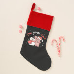 Pig I'm Snow Cute Snowman Snow Pun Weihnachtsstrumpf<br><div class="desc">cute pig with snowman I'm snow cute - a snow pun for winter and Christmas. A Christmas greeting in the cold season for the holidays. Christmas pig with snowman.</div>