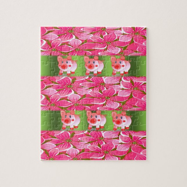 Pig Jigsaw Puzzle (Vertikal)