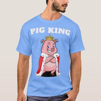 Pig King Boys Pig Tshirt Mens Pig
